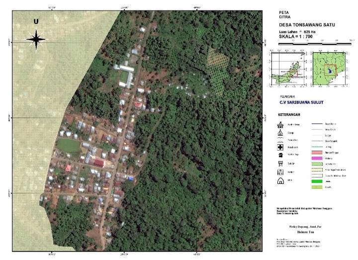 Peta Citra Desa Tonsawang Satu